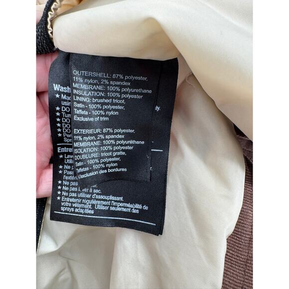 Burton Dryride Corduroy Double Breasted Snowboard Ski Jacket Womens Small Brown - Picture 10 of 15